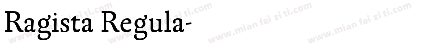 Ragista Regula字体转换